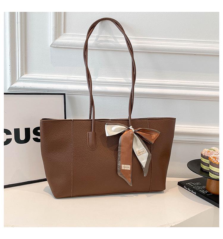 Women's 2026 Stylish Versatile Large Tote Bag - High-End Feel for Work & Casual Wear