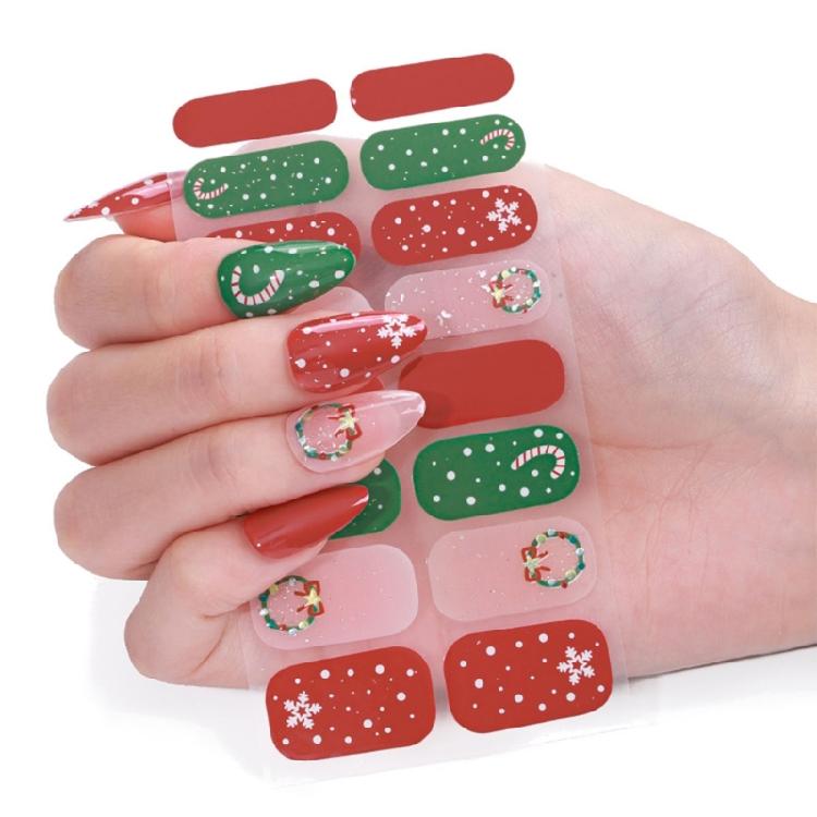 

Christmas Nail Art Decals Holiday Nail Decorations Nail Stickers for Creative Nail Styling Nail Beauty Supplies