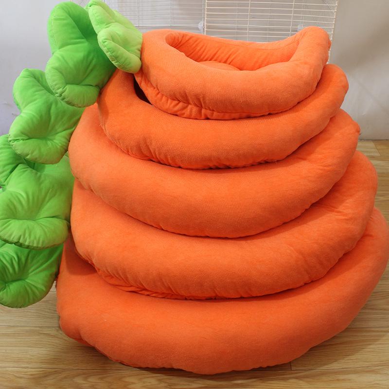 Autumn-Winter Warm Cartoon Pet Bed for Small Animals