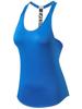 Kvalitní 15% spandex Fitness Sportovní tričko na jógu Rychle schnoucí běžecká vesta bez rukávů Crop Top Dámské tričko
