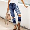 Women's Jeans Slim Hole Stretch Women's Jeans Trousers Women Pants