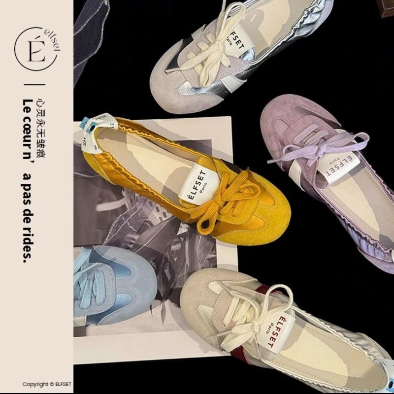 Summer Shallow Mouth Flat Bottom Ballet Style One Pedal Simple and Versatile Mary Jane Single Shoes Women