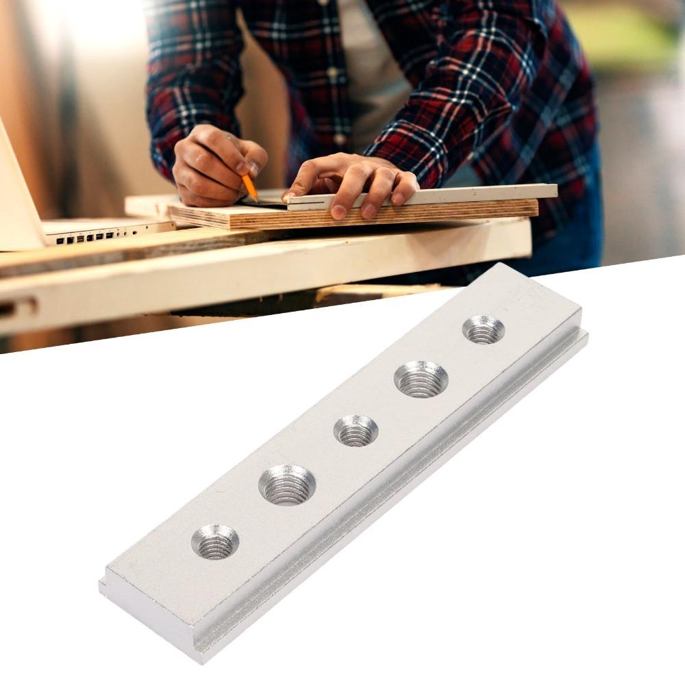 

Aluminum Alloy Material T Slot Miter Track Red / silvery Miter Track Jig T-Track Jig Woodworking срібний