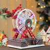 Themed Santa Claus Luminous Ferris Wheel Music Box For Decoration Christmas