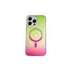 The IPhone16 Dual-color Gradient Blue Light Glitter Magnetic Attraction Is Suitable for Apple 14/15 Pro Max Phone Cases