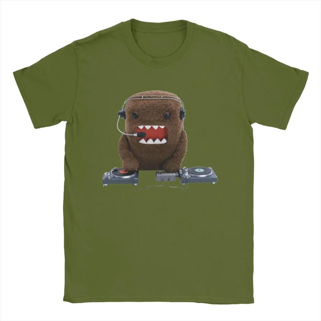 Men's T-Shirts DJ Domo Kun Doll Amazing 100% Cotton Tee Shirt Short Sleeve T Shirt Crewneck Clothes Unique