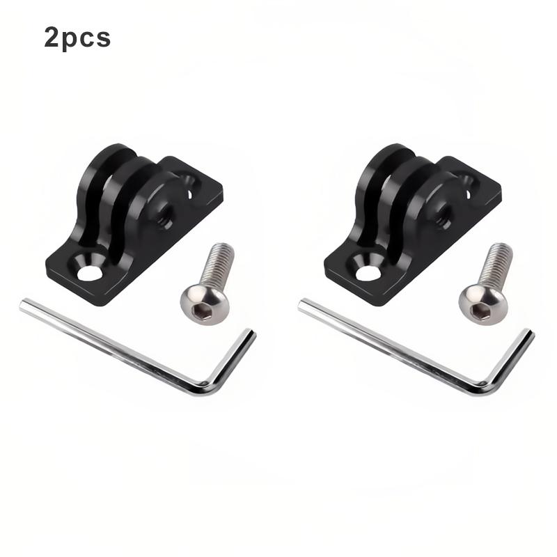 Aluminum Alloy Base Connecting Bracket Fixing Seat Mount For GoPro Hero 13 12 11 10 9 8 7 6 5 Insta360 X4 DJI Osmo Action 5Pro 4