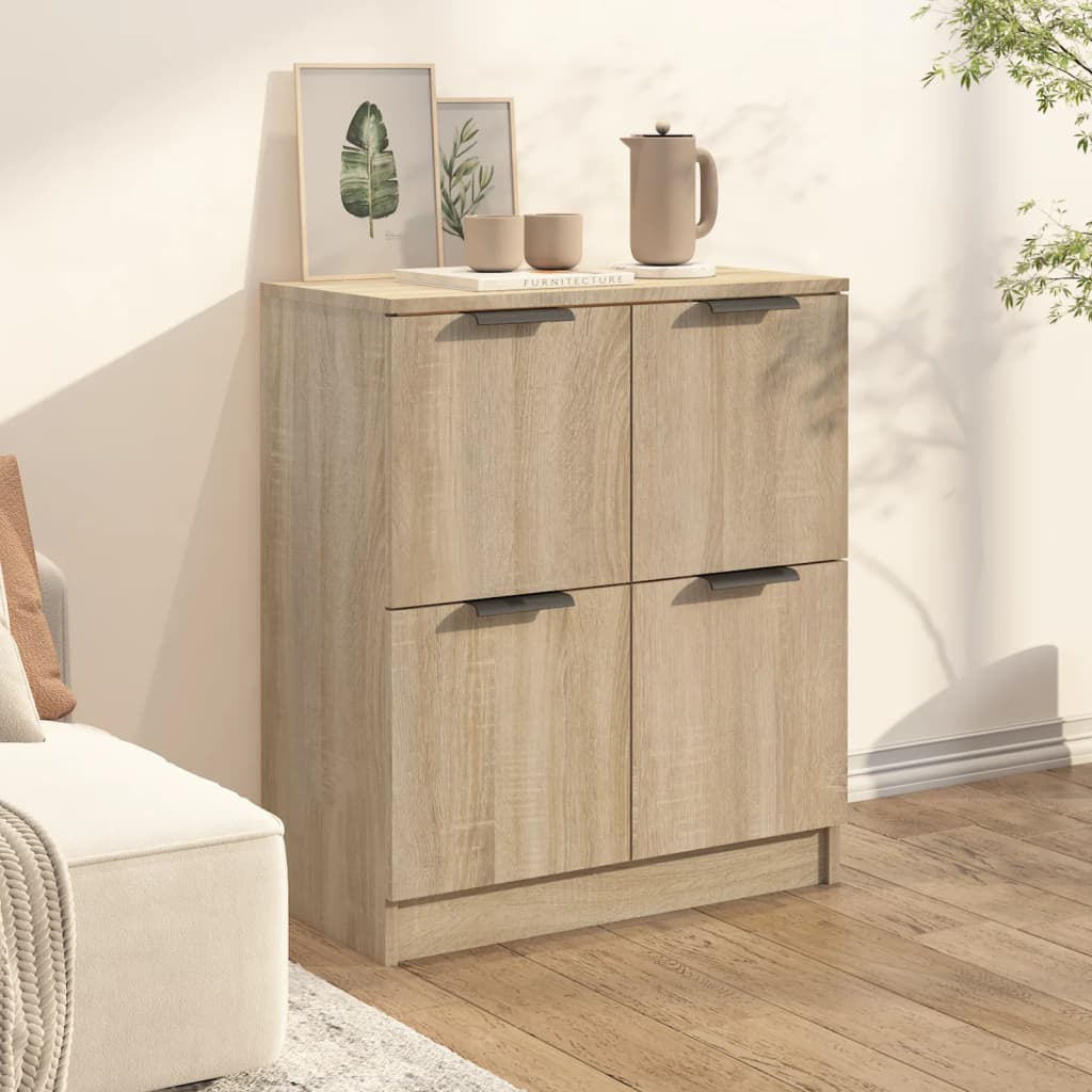 Sideboard Für Wohnzimmer, Doppeltürige Aufbewahrung, Sideboard Für Flur, Sideboard Für Sofa, Multifunktionaler Stauraum, 60x30x70 Cm