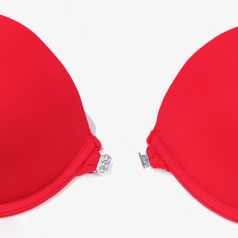 5 pcs women Padded with wire small size brassiere Wedding Party Detachable Straps bra 75BC- 85B - 3055