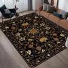 Traditional Persian Floral Area Rug Vintage Oriental Living Room Carpet Non Slip Large Floor Mat for Bedroom Entryway Home Decor