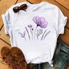 New Watercolor Floral 3D Print Women Tshirt Harajuku Streetwear Short Sleeve T Shirts Cartoon Casual Woman Tops Clothes