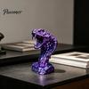 Sammler-Tierfiguren 3D-gedruckte Schlangenfigur, Realistische Schlangen-Skulptur, Stressabbau-Spielzeug, Schreibtischdekoration, Lern-Wildtiere für