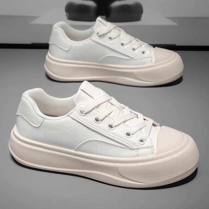 Thick Soled Board Shoes Men's 2026 Summer New Men's Sports Shoes Breathable, Versatile, Lightweight and Casual Trendy Shoes