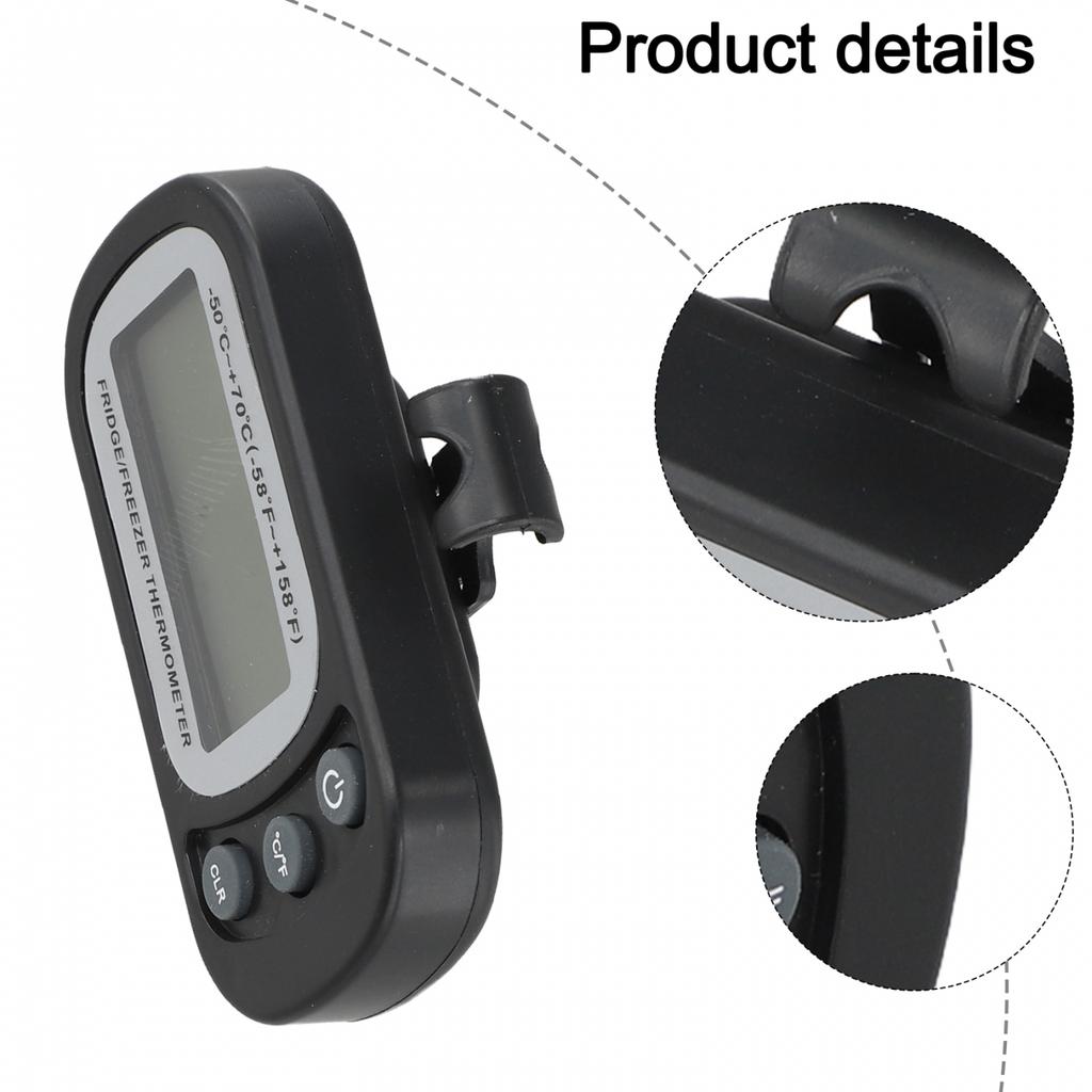 Digital Refrigerator Thermometer Waterproof with Max Min Temperature Memory