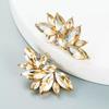 European American Fashion Rhinestone Wing Earrings - Trendy and Exaggerated Crystal Accessories for Women