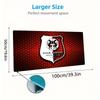 Stade Rennes FC Color Mouse Pad Large Gaming Table Cushion Non-slip Laptop Tablet Big Mousepad XXL Mat Mini PC Playmat With Lock edge