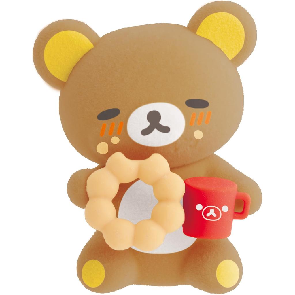 San-X Rilakkuma „Rilakkuma x Mister Donut“ Petit Rilakkuma Mama Scotch (Pon de Ring) AB34601 V35 x Š30 x H30mm