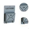 Hanging Key Holder with Hooks And Letter Organizer for Home Entryway