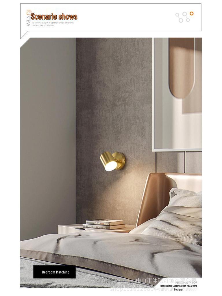 Minimalist Luxury Wall Lamp for Corridor, Hallway, Bedroom, Mirror Front, and Bedside.