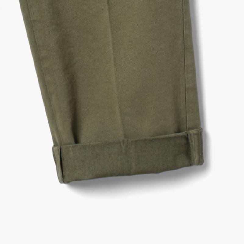 Mabitex Tricottina 1 Pleat Pants Khaki Bxe2m30000a23