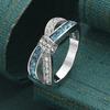 CopperZircon Interlaced Multicolor Ring For Women - Exquisite And Lovely Wedding Party Jewelry