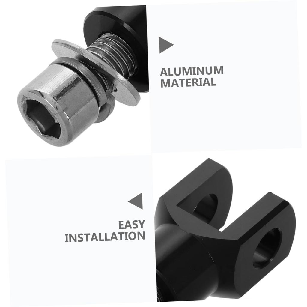 HAPINARY Motorcycle Foot Pegs Support Kit Rear Passenger Foot Rest Mount Hardware Easy Installation