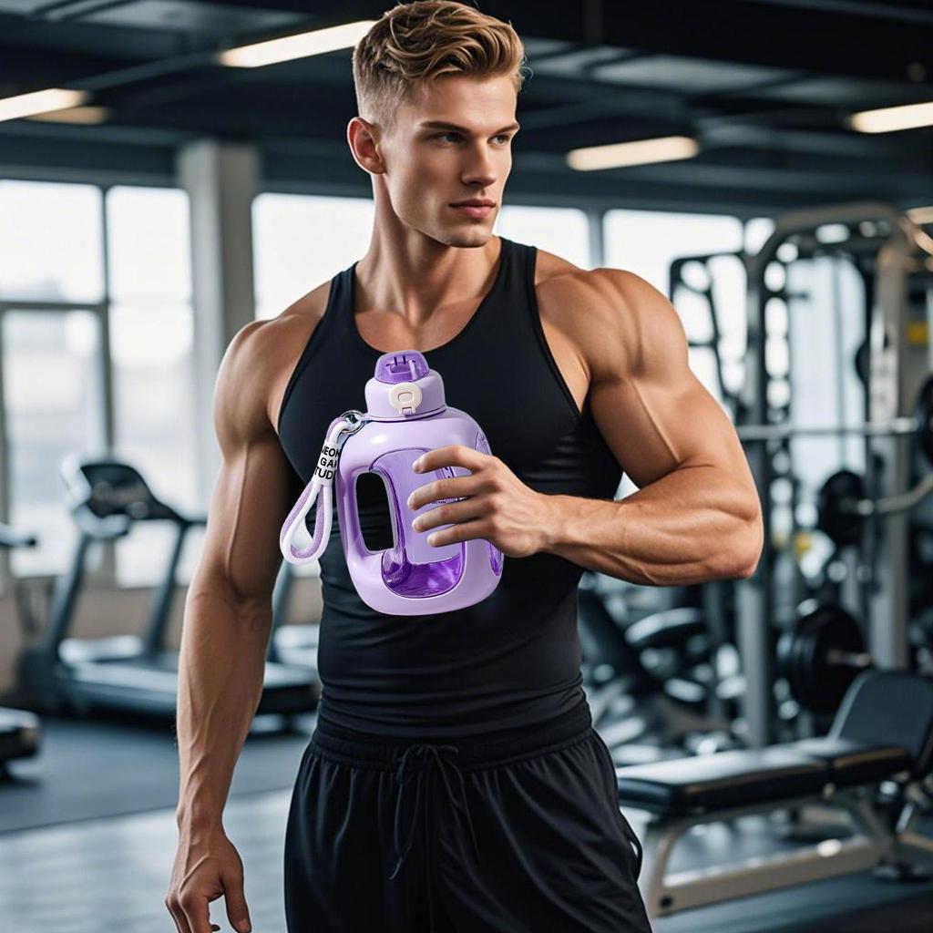 Water Bottle For Gym 1500ml Large Capacity Outdoor Travel Big Water Bottles Leak-Proof Cup For Travel Sports Fitness Hiking