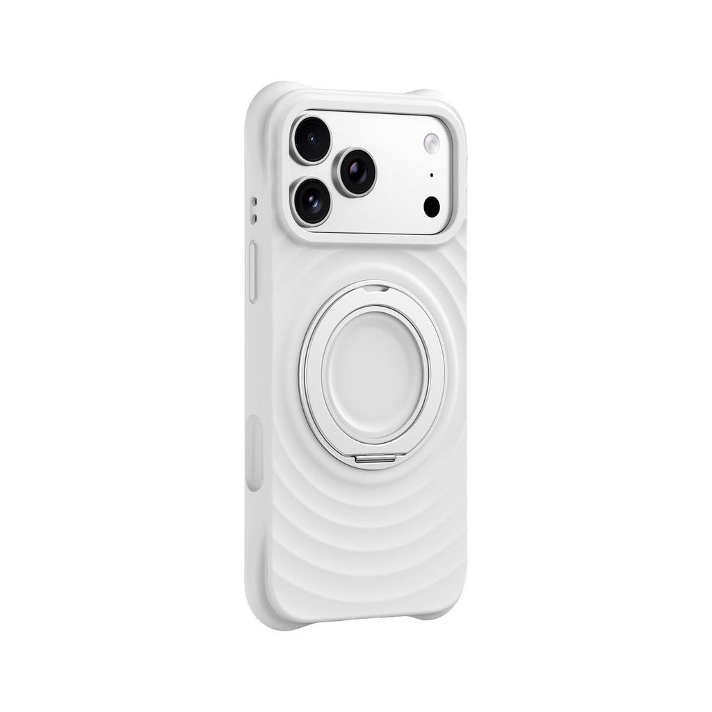 Apple 17 Pro Max Boyang Magnetic Case with Rotating Stand, iPhone 16 Liquid Silicone Cover