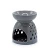 Oil Burner Teardrop Cutout Grey