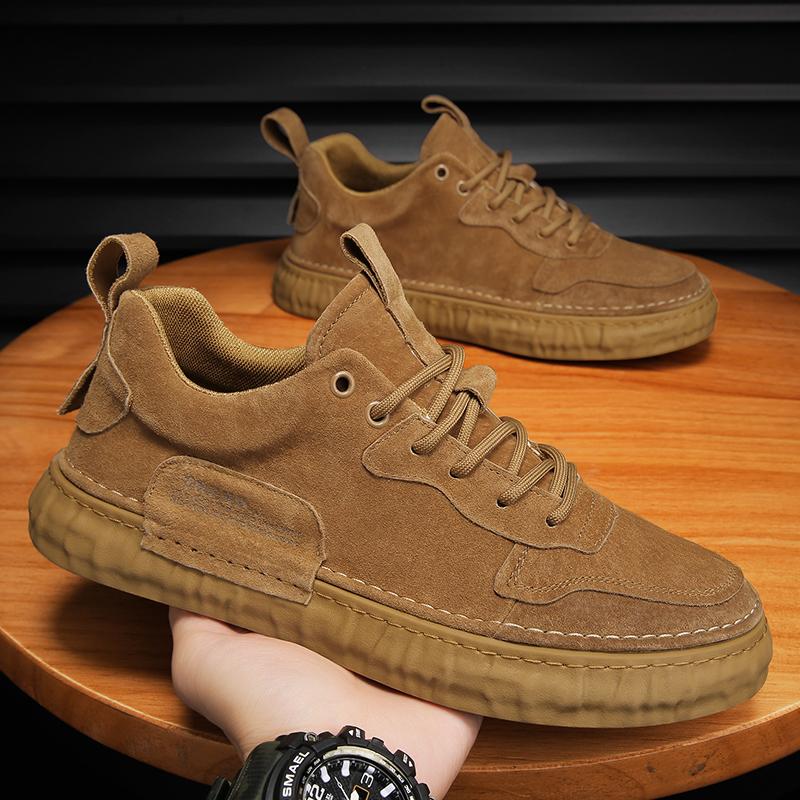 Boty na prkno nejsou únavné do práce, pracovní nohy, pracovní pojištění, protiskluzové outdoorové boty s měkkou podrážkou na staveniště, pánské boty, jaro, muži