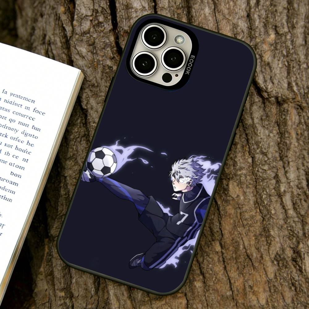 BLUE LOCK Phone Case For iPhone 17,16,15,14,13,12,11 Plus,Pro Max,XS,Colorful Silver Black Cover iPhone15Pro