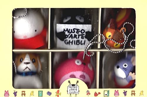 Ghibli Museum Exclusive Ghibli Forest Movie Mini Collection Set Keychain (My Neighbor Totoro, Sumo Wrestling, The Dough and the Egg Princess, Koro s G