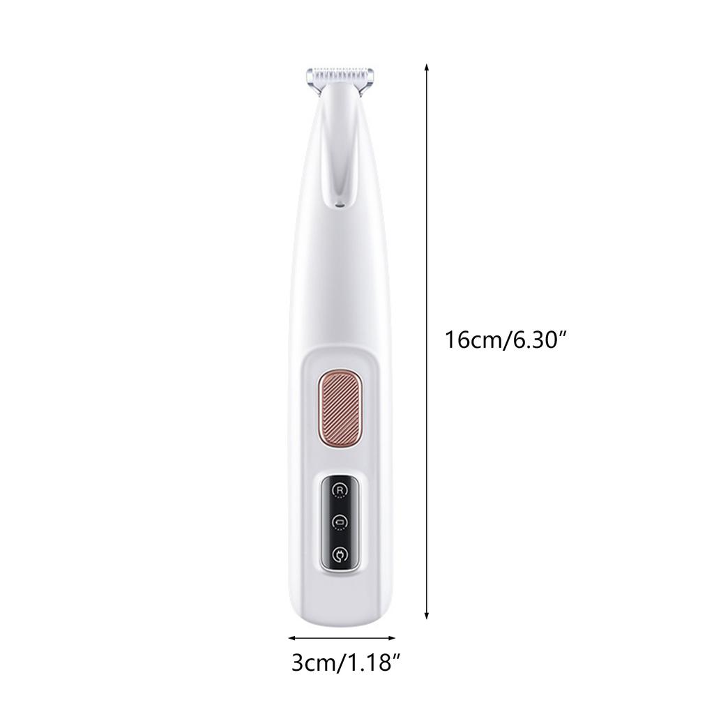 Cat Grooming Shaver with Light Low Noise USB Rechargeable Shaver Pet Hair Trimmers Set Suitable for Dogs Cats Long Hair
