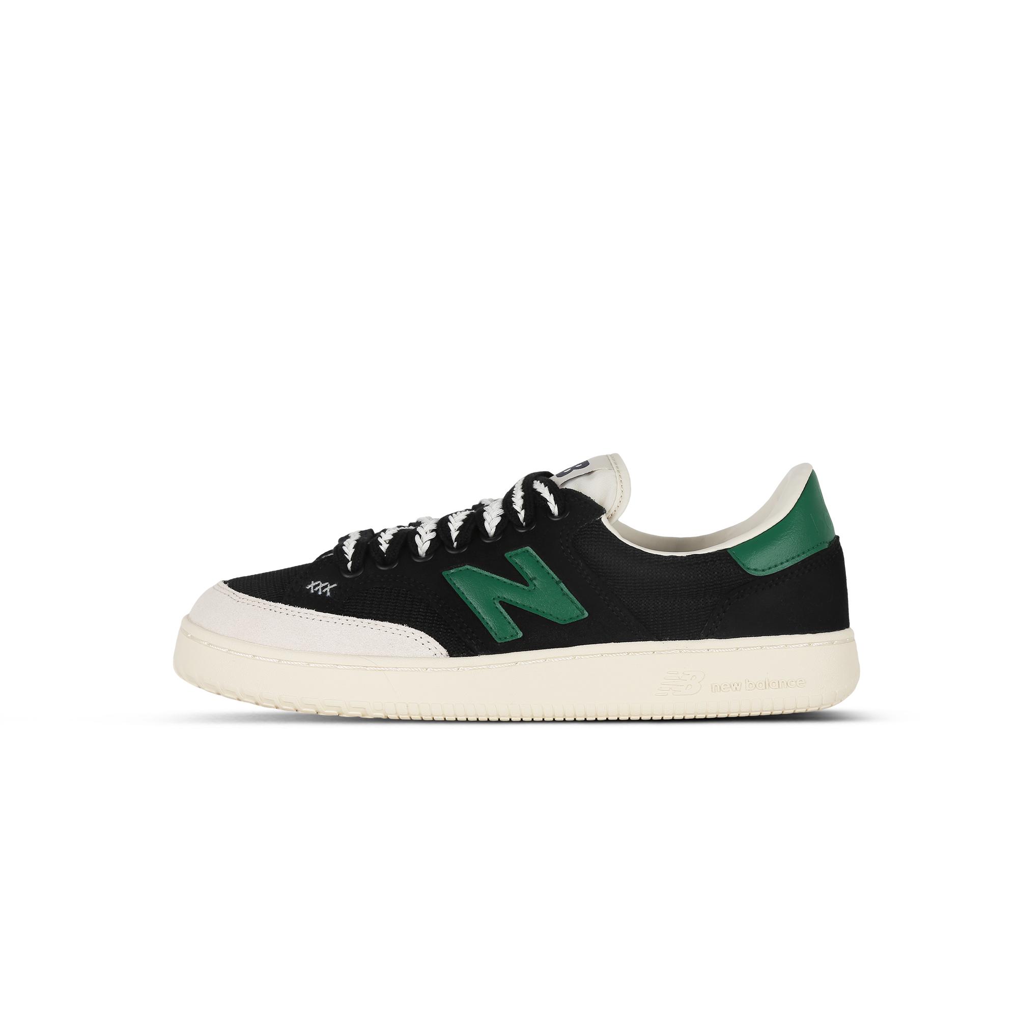 

New Balance NB Pro Court Norway Coverage Cushioning Abrasion Resistant Low top Skateboard Shoes Unisex Black Rice Green PROCTCCF(Team368-) D-Width 42
