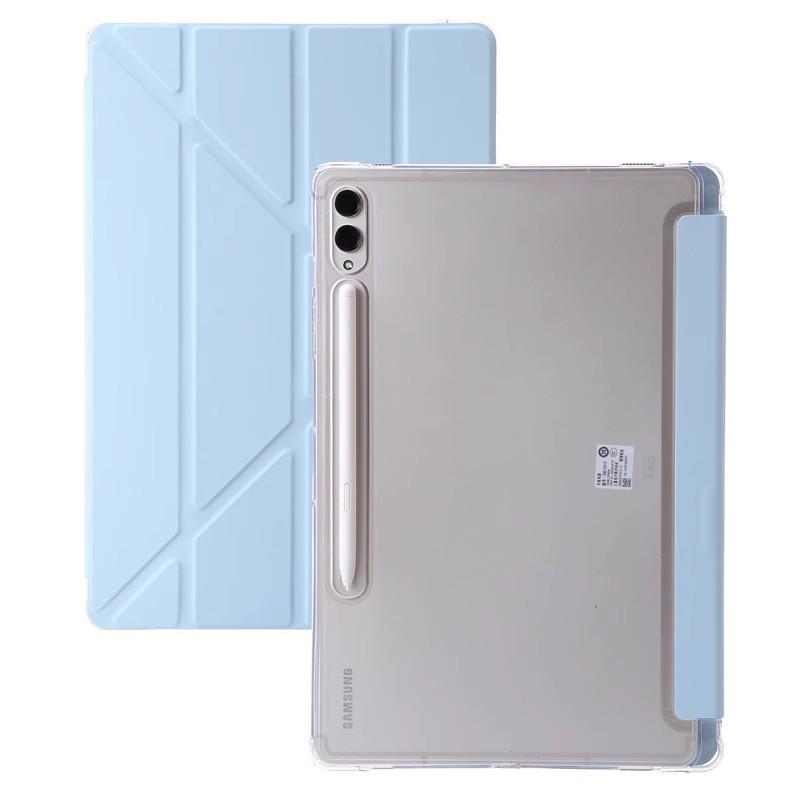 For Samsung Tab S10 S9 FE 10.9 Plus 12.4 13.1 Inch Case Acrylic Back Cover For Galaxy Tab A9 Plus S9 Fe 11" Pen Holder Cases