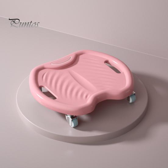 Abdominal Crunching Wheel Use Mute Strong Load-bearing Ergonomic Rotatable Gear Roller Tray Fitness Sliding for Home Workout