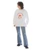 BONIEE [Fleece Lined] Strawberry Cake Collage Logo Graphic Oversized Sweatshirt White