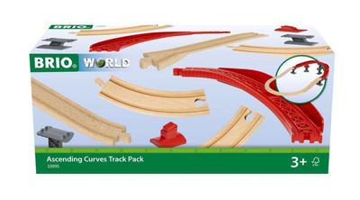 BRIO WORLD Uitbreiding Bochtenset 33995 Rood