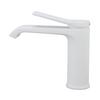 Sink Faucet G1/2 Thread Hot Cold Water Tap White Leaking Resistant Corrosion Proof Bathroom Sink