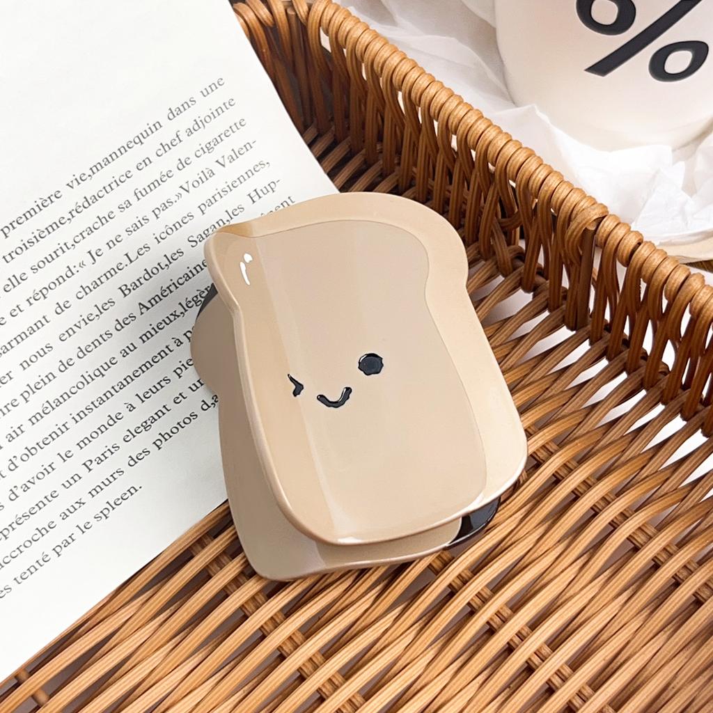 1 Stück Neuer Essigsäure-Greifclip Einfacher Toast-Haarclip Haaraccessoires Süßes Mädchen Herz Haargreifer Haiklammer Groß