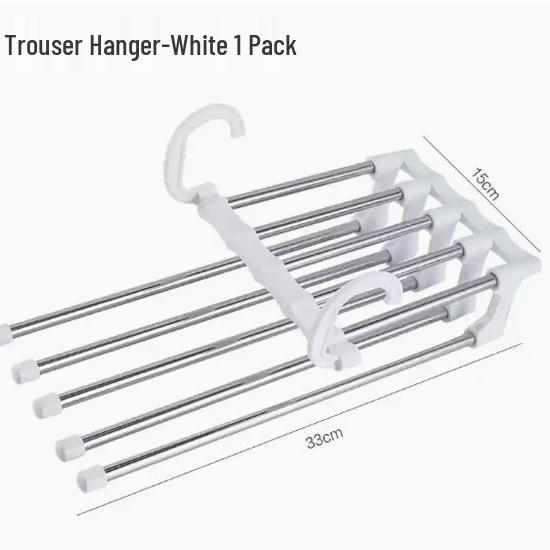 

Cloud Ladder Multi-layer Non-slip Folding Pants Rack for Household Storage