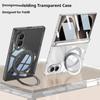 Transparent Full-coverage for Magsafe Case for Samsung Galaxy Z Fold 8 Fold8 Magnetic Ring Stand Holder Glass Flim Bumper Cover
