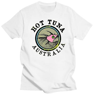 Hot Tuna - Australia - Mens T-Shirt - Pale Yellow - M L Gyms Fitness Tee Shirt
