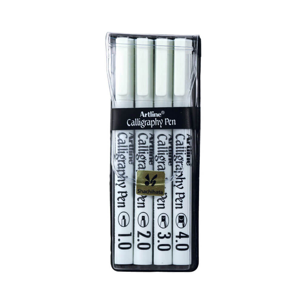 Artline Calligraphy Pen 1.0 To 4.0mm (4pk)