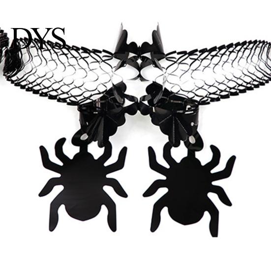 Halloween Party Decorations 10 FT Garland, Spooky Spider Bat Pumpkin Hanging Bunting Classic Holiday Celebration Ornaments Banner Decoration