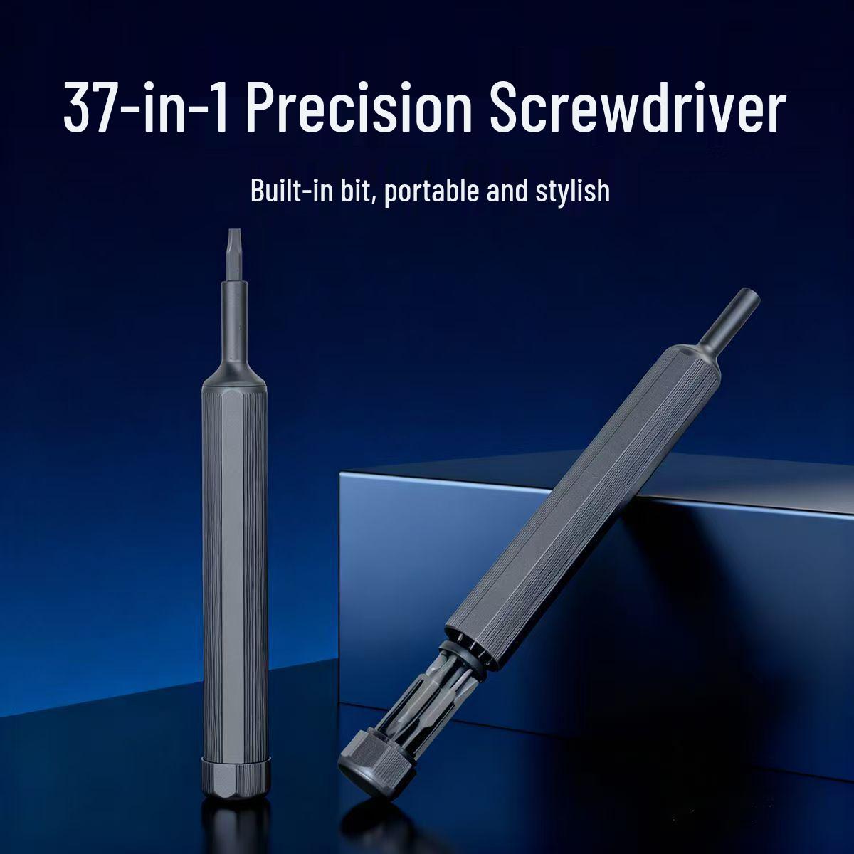 37-in-1 Portable Precision Screwdriver Set for Household Repairs