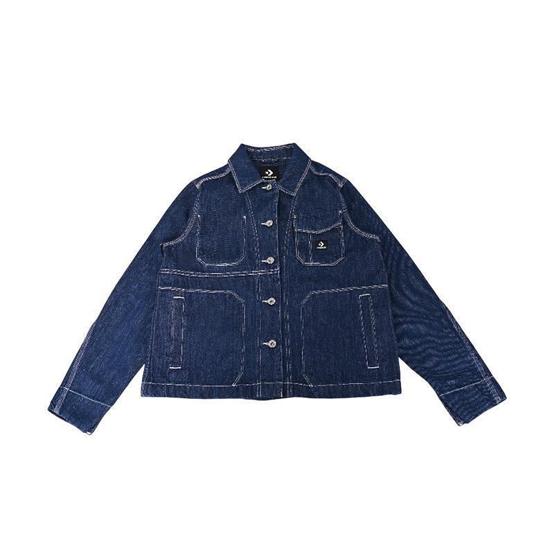 

New Converse Denim Work Coat 10027976-A02 S