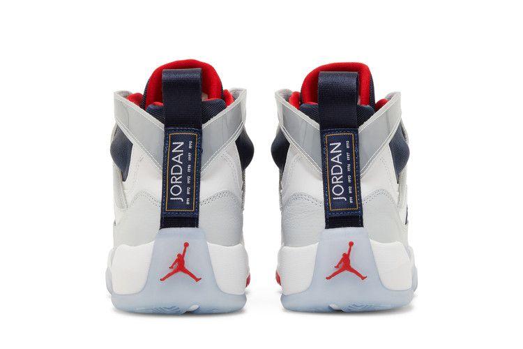 Men's Sneakers Jordan Jumpman Two Trey Olympic White/Midnight Navy-University Red-Pure Platinum-Metallic Gold
