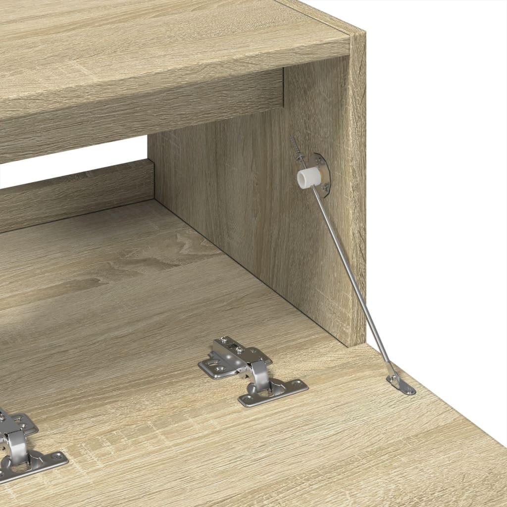Washbasin Cabinet In Sonoma Oak 78 X 37 X 59 Cm Particleboard