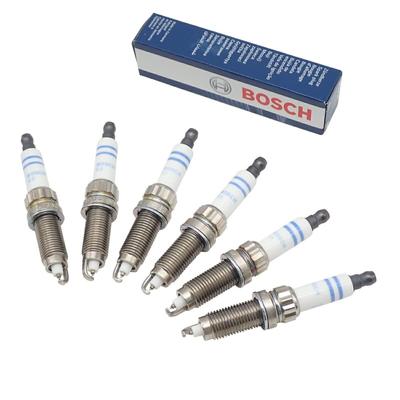 OEM 6pcs Spark Plug Set # 0242145515 / Zr5tpp33 - BMW # 12120037580